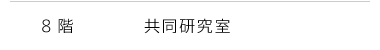 8階 共同研究室